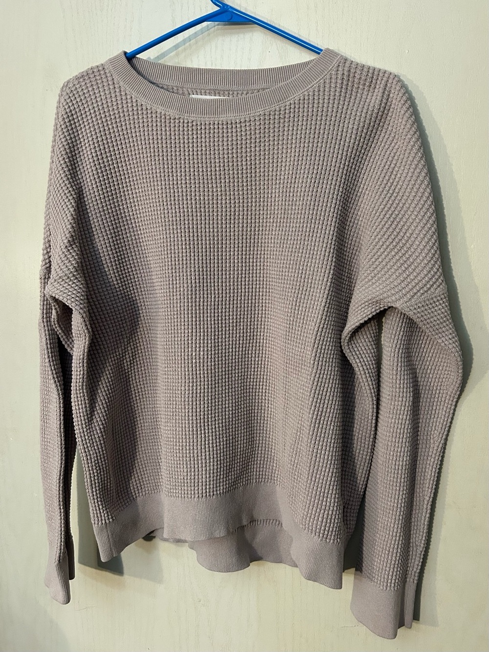 REI Co-op 100% Cotton Waffle Knit Sweater Women’s Large